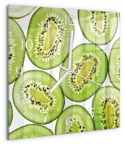 Skleněné hodiny Kiwi zskb-30x30-00093033