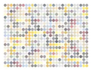 Fototapeta - Colored polka dots