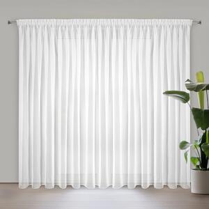 ZÁCLONA NA PÁSCE LUCY 300X270 CM BÍLÁ