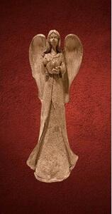 Andělka - se srdíčkem,v.17cm
