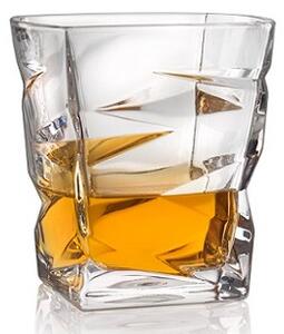 Crystal Bohemia ZIG ZAG sklenice na whisky 300 ml, 6 ks