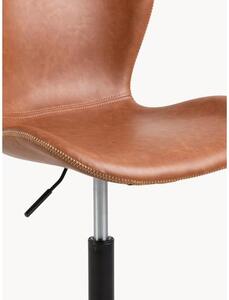 Kancelářská otočná židle z imitace kůže Batilda, výškově nastavitelná