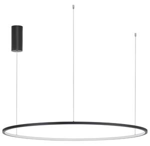 Černé kovové závěsné LED světlo Nova Luce Tarquin 100 cm