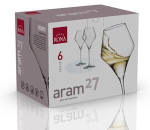 Rona Sklenice na víno ARAM 270 ml, 6 ks