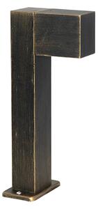 Průmyslová stojací venkovní lampa starožitné zlato 35 cm IP44 - Baleno