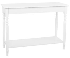 Bílý konzolový stolek TOBAGO