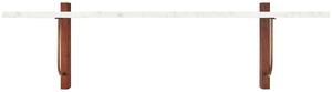 Audo CPH Bílá mramorová nástěnná police AUDO CORBEL 100 x 45 cm
