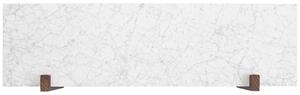 Audo CPH Bílá mramorová nástěnná police AUDO CORBEL 100 x 45 cm