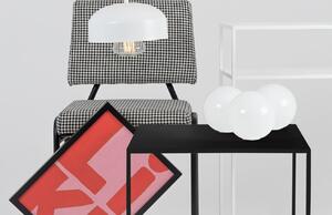 Nordic Design Černý kovový konferenční stolek Moreno 50 x 50 cm