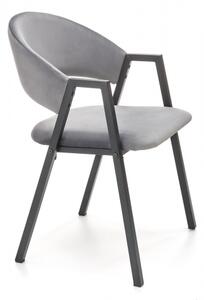 Halmar jídelní židle K473 + barva: šedá