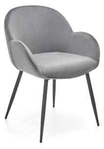 Halmar jídelní židle K480 + barva: šedá