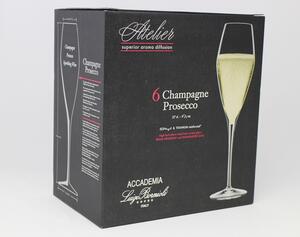 Luigi Bormioli Sklenice na sekt ATELIER Champagne 270 ml, 6 ks