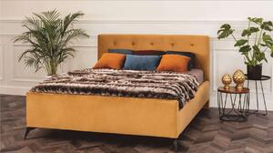 Hauss Moderní postel Milos (mnoho velikostních variant) Odstín postele: Potah skupiny I, Úložný prostor: ZÁKLADNÍ kostra bez úložného prostoru, Rozměr matrace: 200 x 200 cm