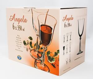 Crystalex Sklenice na víno Angela 350 ml, 6 ks