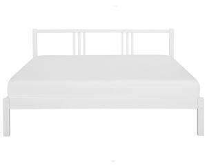 Dřevěná postel 180 x 200 cmbílá VANNES