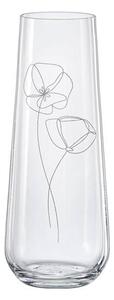 Crystalex Sklenice na prosecco FLOWERS 250 ml, 4 ks