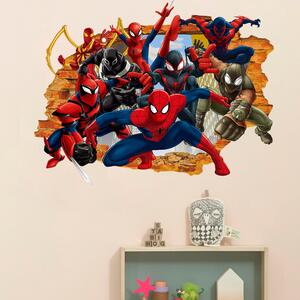 Živá Zeď Samolepka Spidermani