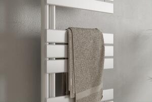 Designový koupelnový radiátorový ohřívač ručníků D16W v bílé barvě - volitelná velikost