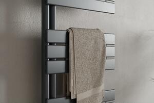 Designový koupelnový radiátorový ohřívač ručníků D16G v antracitové barvě - možnost volby velikosti