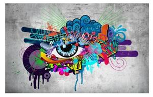Fototapeta - Graffiti eye