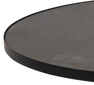 Scandi Černý keramický konferenční stolek Sandro 85,7 cm
