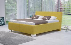 Manželská postel Vario TIFFANY 160x200 s úložným prostorem Barva látky na korpus: As. 8 - žlutá