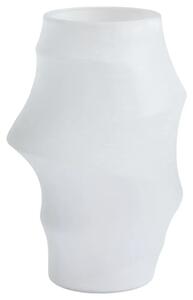Kave Home Bílá skleněná váza Neluo 49 cm