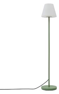 Venkovní stojací lampa zelená s bílým stínidlem IP65 - Virginia 6