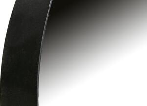 Hoorns Černé kovové zrcadlo Falco 80 cm