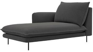 -25 % Dny MOMENTI– Cosmopolitan Design Tmavě šedá čalouněná lenoška Vienna 170 cm, levá