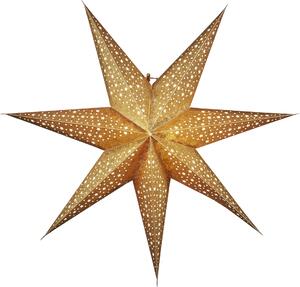 Závěsná svítící hvězda Blinka Gold 60 cm