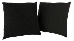 Kvalitex Sada 2 povlaků na polštář bavlna KYOTO černé Rozměry povlaků na polštáře: 30x40cm