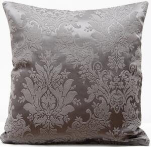 Elegantní šedý povlak na polštář s ornamenty 40x40 cm