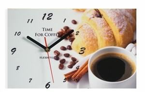 Dekorační nástěnné hodiny s kávou