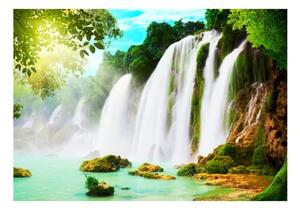 Fototapeta - The beauty of nature: Waterfall