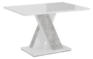BRILO designový konferenční stůl, bílá /beton