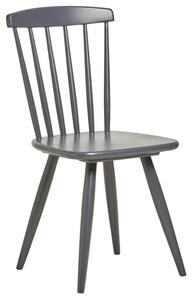 Šedý jídelní set z masivní borovice Joyce - Stůl+4 židle