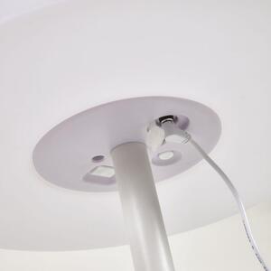 Bílá plastová zahradní stojací LED lampa Kave Home Amaray 150 cm