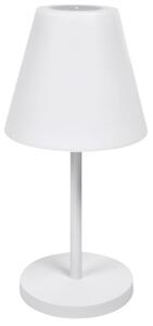 Bílá plastová zahradní stolní LED lampa Kave Home Amaray