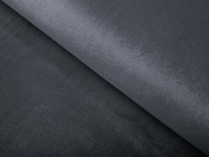 Biante Sametový oválný ubrus Velvet Premium SVP-004 Antracitově šedý 100x140 cm