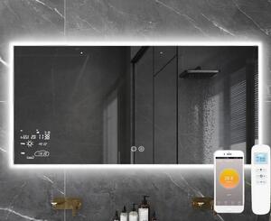 Chytré infrazrcadlo SMART MIRROR 350W | Výhřevnost 6,3 m2 | 100x60 cm | WiFi termostat | Dálkové ovládání | LED světlo | Zrcadlo na šířku