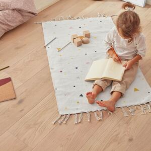 Béžový bavlněný koberec Kave Home Miris 65 x 110 cm