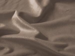 Biante Sametový oválný ubrus Velvet Premium SVP-005 Světle hnědý 100x140 cm