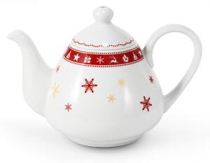 Vánoční porcelán, konvice kávová/ čajová, český porcelán, 1,20 l, Leander