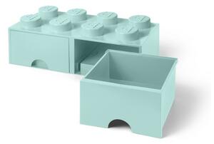 Lego® Tyrkysový úložný box LEGO® Storage 25 x 50 cm