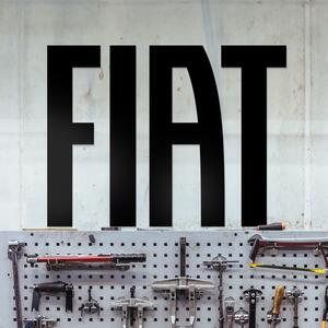 DUBLEZ | Dřevěné logo na stěnu - Fiat | Obraz