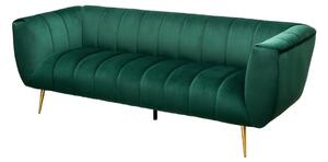 Designová sedačka Nikolai 225 cm smaragdová zelená