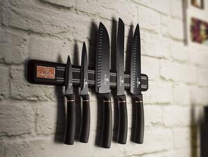 BERLINGERHAUS Sada nožů s magnetickým držákem 6 ks Black Rose Collection BH-2535