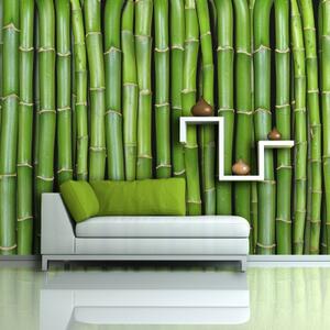 Fototapeta - Bamboo zeď