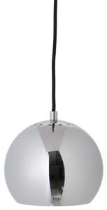 Chromové lesklé závěsné světlo Frandsen Ball 18 cm